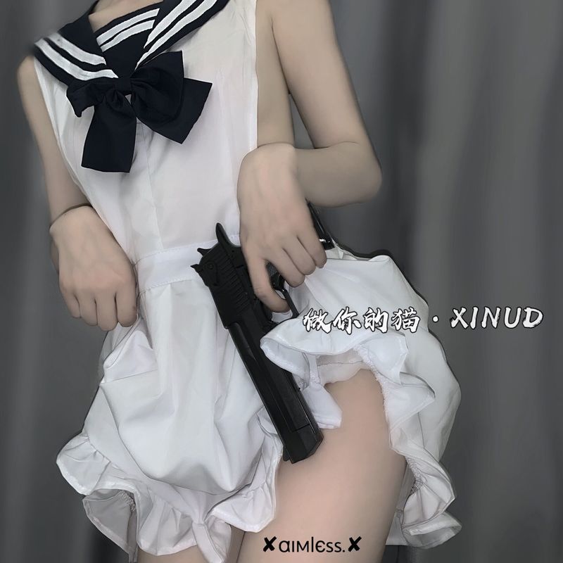 Sexy Lingerie Costumes Women Cosplay School Girl Outfit Cheerleader Mini Skirt Teen Uniform Erotic Underwear Set Party Dress, Blue
Sexy Lingerie Costumes Women Cosplay School Girl Outfit Cheerleader Mini Skirt Teen Uniform Erotic Underwear Set Party Dress, Blue