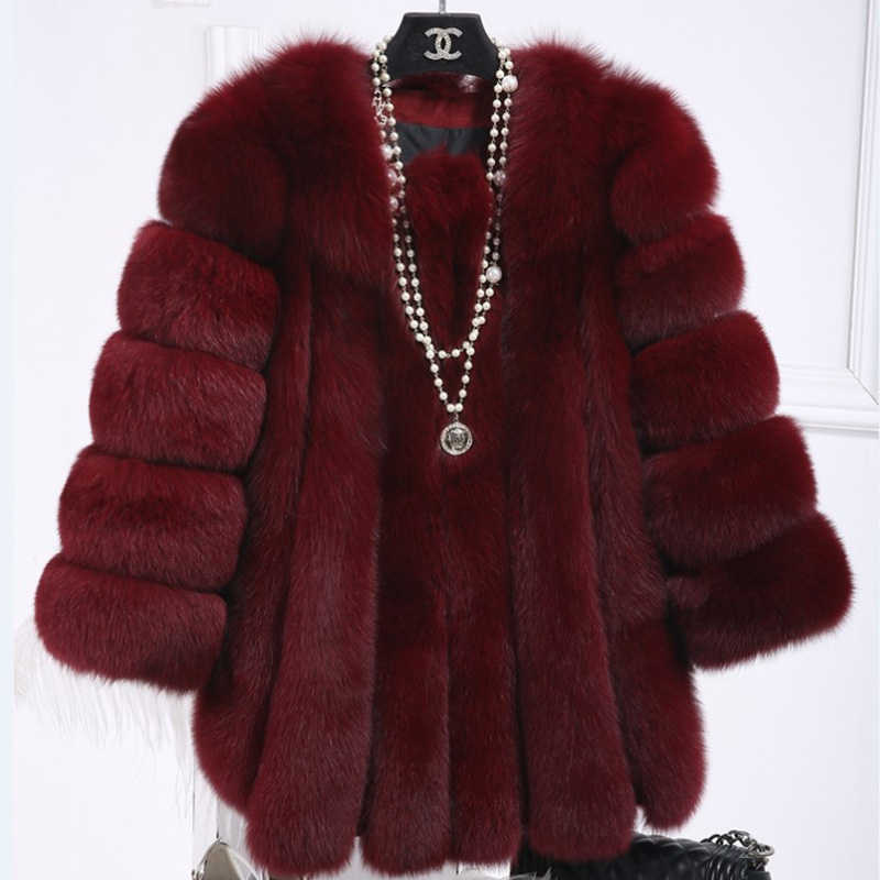 2021New Arrival 60% Pure Handmade Knitted Ostrich Feather Fur Coat Women Factory Fur Jacket SR142 Y0829