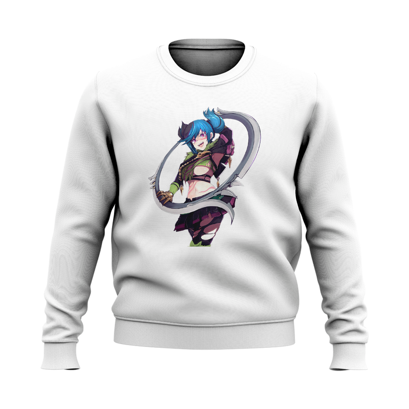 Sweater Jinx 3D printing lol circle girl pattern casual party style top round neck high quality autumn and winter hoodless sweater, Black
Sweater Jinx 3D printing lol circle girl pattern casual party style top round neck high quality autumn and winter hoodless sweater, Black