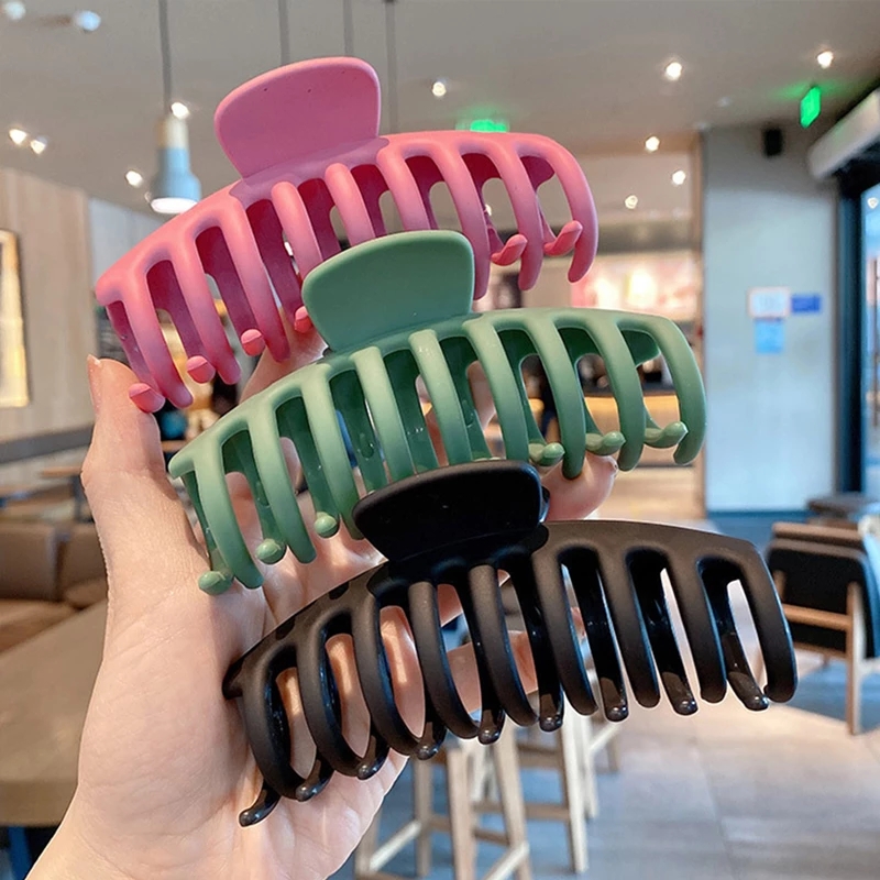 Korean Solid Large Hair Claws Elegant Acrylic Hairpins Barrette Crab Hair Clips Headwear for Women Girls Hair Accessories
Korean Solid Large Hair Claws Elegant Acrylic Hairpins Barrette Crab Hair Clips Headwear for Women Girls Hair Accessories