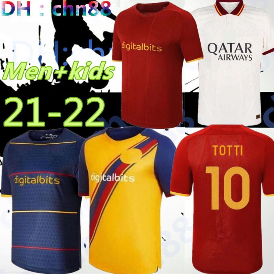 21 22 roma home SOCCER JERSEYS Pastore Pellegrini 2021 2022 Player fans rome totti Zaniolo DZEKO MANCINI KUMBULLA men kids kit FOOTBALL EL SHAARAWY Uniforms, Kids fourth
21 22 roma home SOCCER JERSEYS Pastore Pellegrini 2021 2022 Player fans rome totti Zaniolo DZEKO MANCINI KUMBULLA men kids kit FOOTBALL EL SHAARAWY Uniforms, Kids fourth