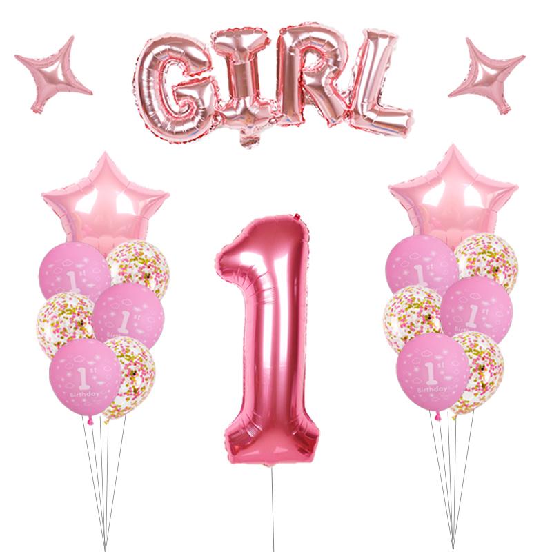 Party Decoration 1 Year Girl Birthday Pink Foil Balloons First 1st Decorations Baby Shower Baptism Supplies Helium Globos
Party Decoration 1 Year Girl Birthday Pink Foil Balloons First 1st Decorations Baby Shower Baptism Supplies Helium Globos