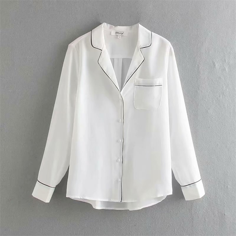 Spring Autumn Women Shirts Single Breasted Office Lady Turn Down Collar Blouses FemaleTops Loose Korean Style Blusas 210422