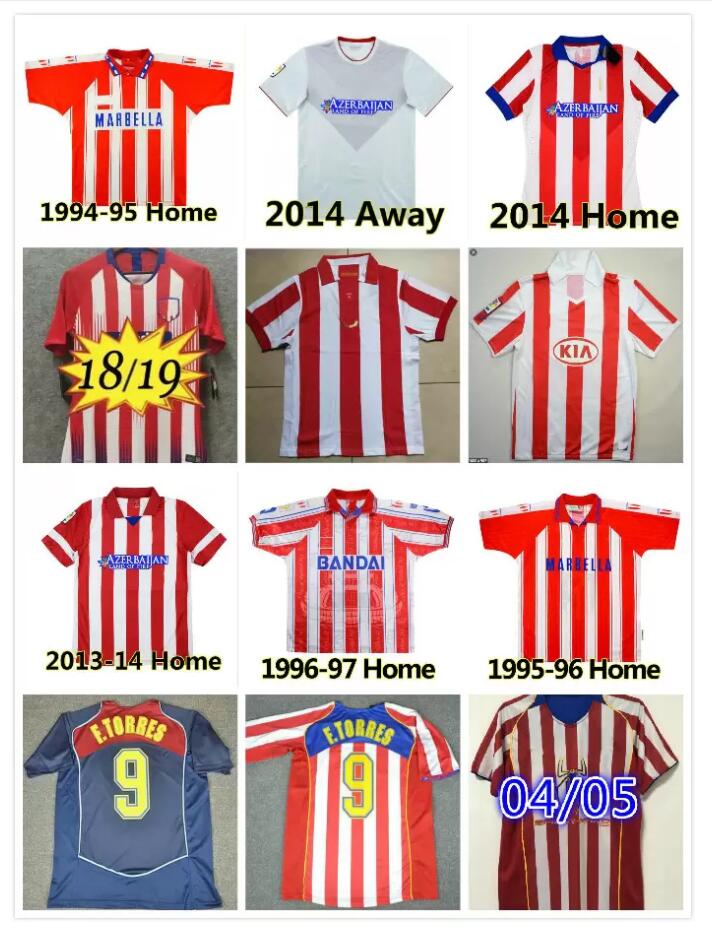 Retro 2004 2005 Atletico F.Torres Simeone Madrid soccer jerseys 1994 1995 1996 1997 2013 10 11 14 15 CAMINERO GRIEZMANN Gabi HOME vintage classic football shirt, 94/95
Retro 2004 2005 Atletico F.Torres Simeone Madrid soccer jerseys 1994 1995 1996 1997 2013 10 11 14 15 CAMINERO GRIEZMANN Gabi HOME vintage classic football shirt, 94/95