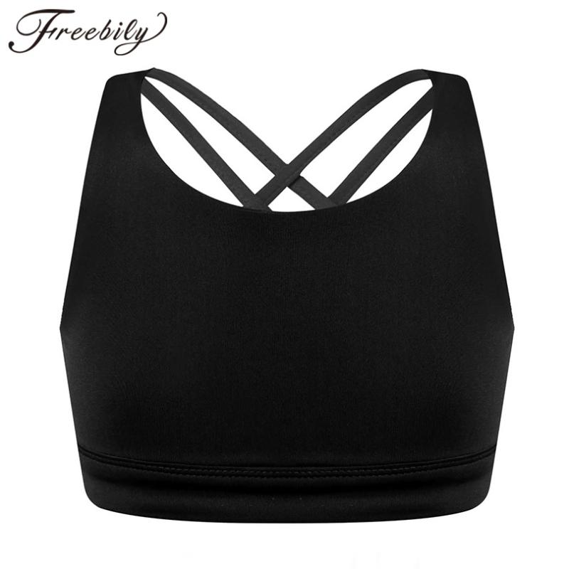 Yoga Outfits Kids Girls Spaghetti Straps Sleeveless Backless Criss Cross Back Vest Top Bra Tank Shirt For Gym Workout Activewear, Black
Yoga Outfits Kids Girls Spaghetti Straps Sleeveless Backless Criss Cross Back Vest Top Bra Tank Shirt For Gym Workout Activewear, Black