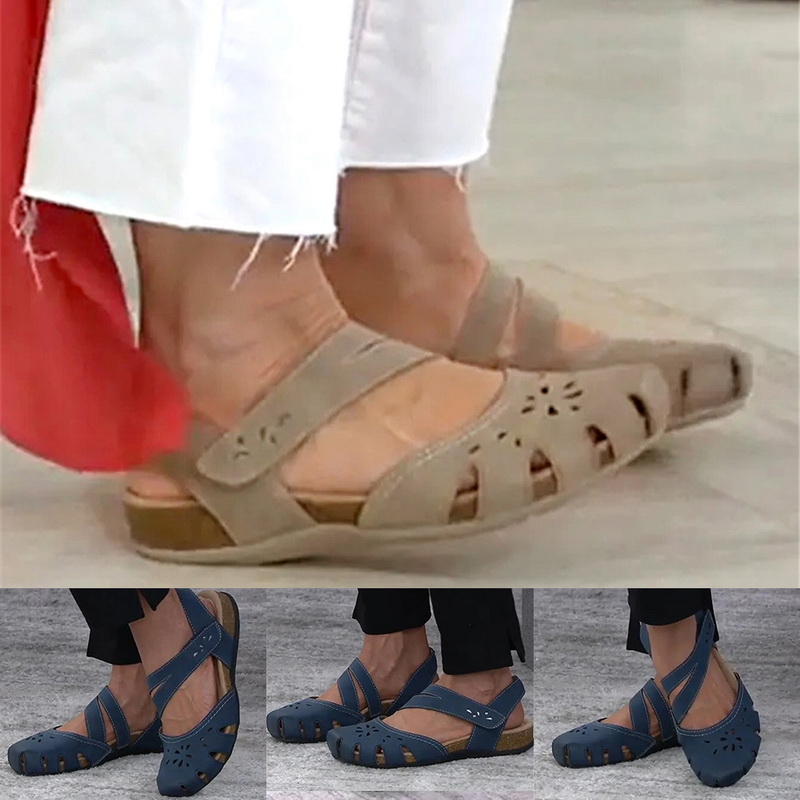 2021 Summer Women Premium Orthopedic Open Toe Sandals Vintage Anti-slip Breathable Leather Casual Female Platform Retro Shoes, Blue
2021 Summer Women Premium Orthopedic Open Toe Sandals Vintage Anti-slip Breathable Leather Casual Female Platform Retro Shoes, Blue