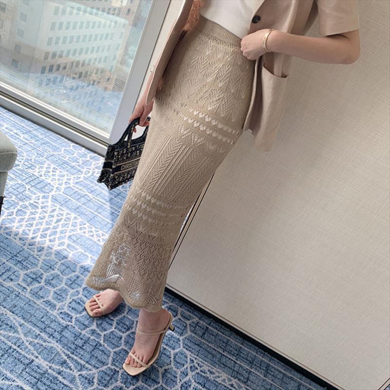 spring summer long knitting women skirts hollow out elegant temperament korean street slim stretch waist skirt, Black
spring summer long knitting women skirts hollow out elegant temperament korean street slim stretch waist skirt, Black