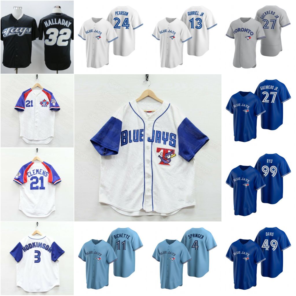 27 Vladimir Guerrero Jr. Toronto Jerseys Blue 2021 Jays 21 Clemens 3 HODKINSON George Bell Joe Carter Roberto Alomar Justin Smoak Morris Martin Donaldson Bas Jersey, Custom any name and number
27 Vladimir Guerrero Jr. Toronto Jerseys Blue 2021 Jays 21 Clemens 3 HODKINSON George Bell Joe Carter Roberto Alomar Justin Smoak Morris Martin Donaldson Bas Jersey, Custom any name and number