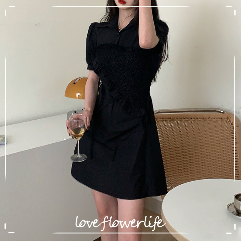 Summer Elegant Black Dress Women French Gothic Lantern Sleeve Shirt Dress Female Evening Party Dress Korean Y2k 210521
Summer Elegant Black Dress Women French Gothic Lantern Sleeve Shirt Dress Female Evening Party Dress Korean Y2k 210521