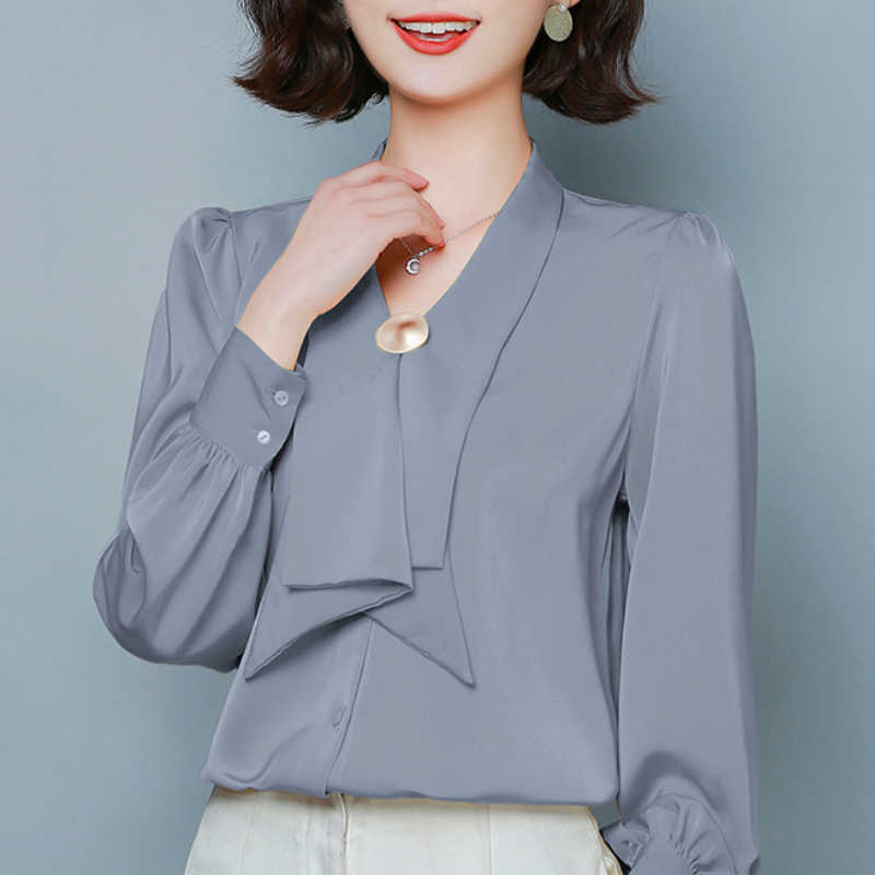 Fashion Woman Blouses V-neck Chiffon Blouse Shirt Long Sleeve Blouse Women 3XL 4XL Plus Size Women Tops Clothes Blusas C663 210602, Yellow
Fashion Woman Blouses V-neck Chiffon Blouse Shirt Long Sleeve Blouse Women 3XL 4XL Plus Size Women Tops Clothes Blusas C663 210602, Yellow