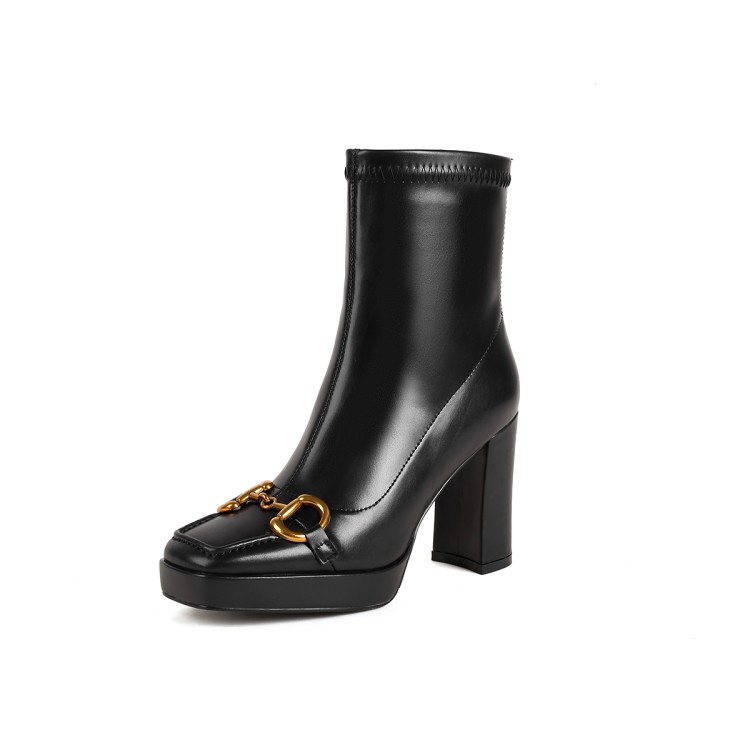 winter short boots women designer square toes block hight heel softgoat natural genuine leather party wedding fashion luxury platform lady w, Black
winter short boots women designer square toes block hight heel softgoat natural genuine leather party wedding fashion luxury platform lady w, Black