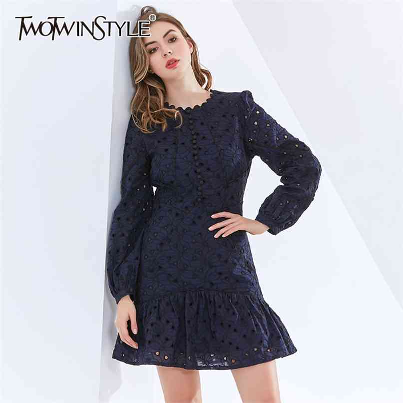 Embroidery Dress For Women O Neck Lantern Sleeve Print Hollow Out Vintage Mini Dresses Female Autumn Clothing 210520, Navyblue
Embroidery Dress For Women O Neck Lantern Sleeve Print Hollow Out Vintage Mini Dresses Female Autumn Clothing 210520, Navyblue
