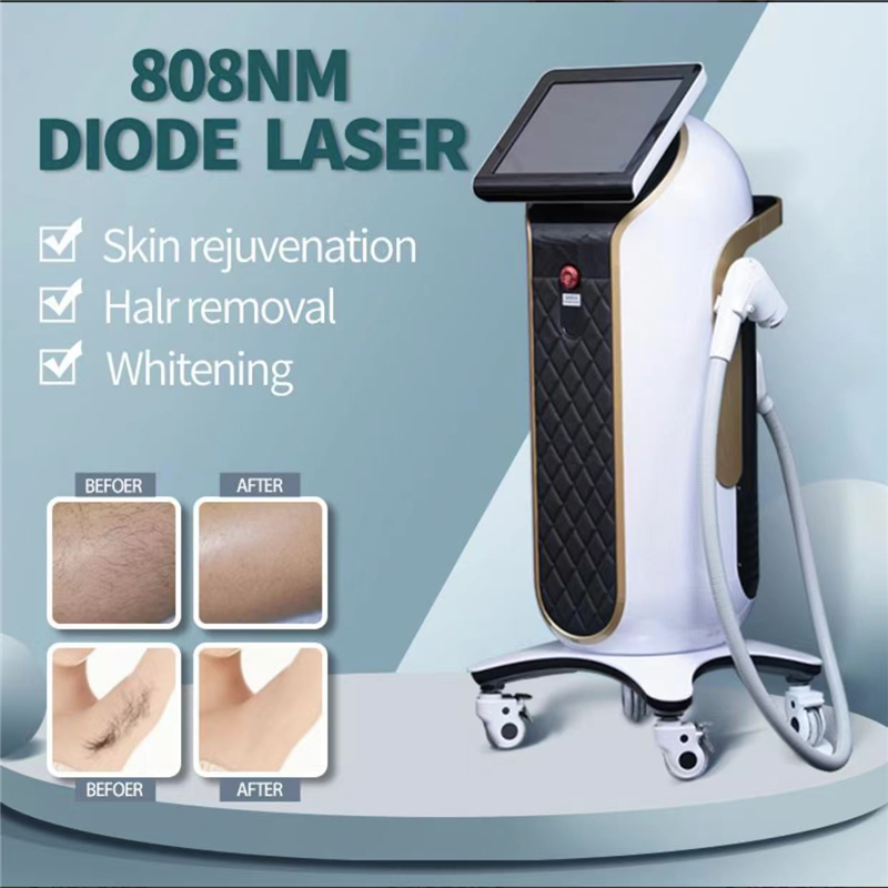 2022 Laser Hair Removal Machine 808nm Diode Lazer Hairs Remova System Platinum Depilight Depilation Machines