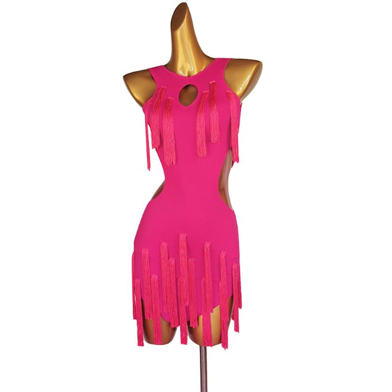 Stage Wear Rose Red Latin Dance Dress Tassel Style Performance Competition Art Test Service Female Rumba Samba, Latin dress
Stage Wear Rose Red Latin Dance Dress Tassel Style Performance Competition Art Test Service Female Rumba Samba, Latin dress