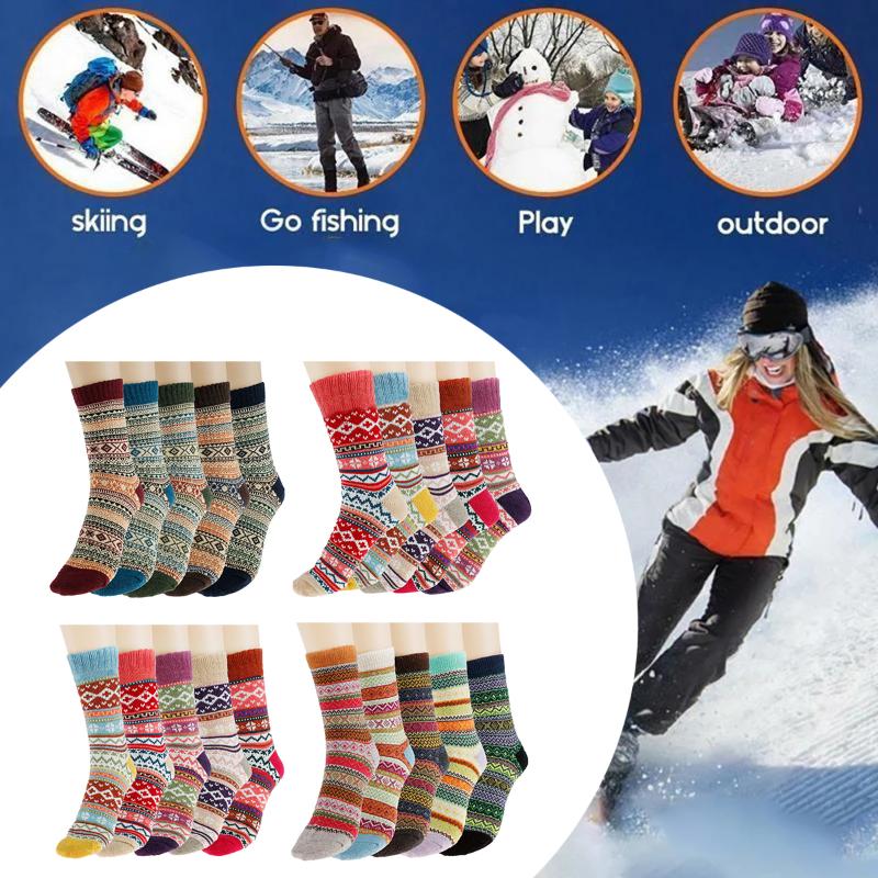 Sports Socks 5Pair Womens Fluffy Elastic Wool Thermal Ladies Winter Warm Thickened Colourful Slipper Soft Cotton, Black
Sports Socks 5Pair Womens Fluffy Elastic Wool Thermal Ladies Winter Warm Thickened Colourful Slipper Soft Cotton, Black