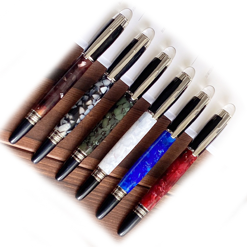 PURE PEARL Crystal head Rollerball pen Luxury quality 8 colors White star acrylic barrel resin cover school office Classic Stationery+Gift Refills & Plush Pouch 
PURE PEARL Crystal head Rollerball pen Luxury quality 8 colors White star acrylic barrel resin cover school office Classic Stationery+Gift Refills & Plush Pouch