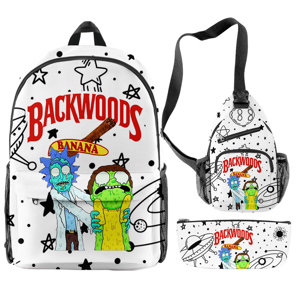 3pcs cookies Backpack Fashion Waterproof Anti-odor Cookie+back woods bag packs fabric smell proof Rick and Morty Shoulder Bags, Customize
3pcs cookies Backpack Fashion Waterproof Anti-odor Cookie+back woods bag packs fabric smell proof Rick and Morty Shoulder Bags, Customize