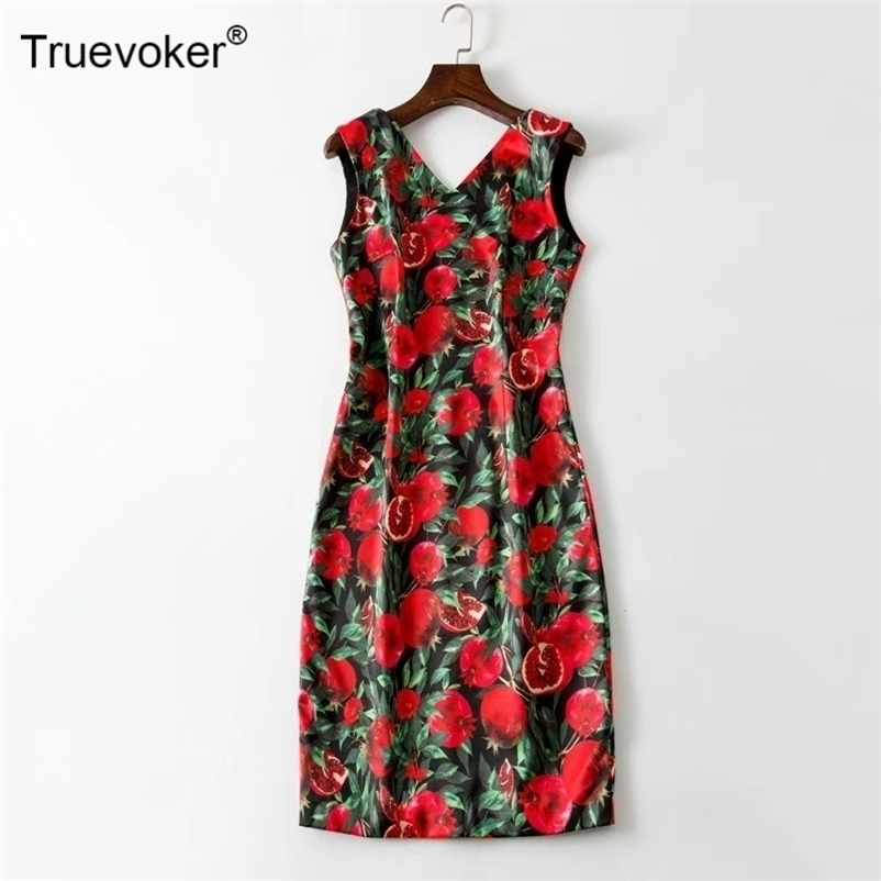 Truevoker Summer Runway Desinger Dres Sleeveless Red Fruit Print Pencil Length Mujer Festa Vestido Casual Robe 210602
Truevoker Summer Runway Desinger Dres Sleeveless Red Fruit Print Pencil Length Mujer Festa Vestido Casual Robe 210602