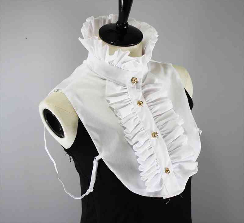 Vintage Palace Wind Ruff Collar Lotus Leaf Gold Buckle Star With The Same Paragraph White Fake Collar
Vintage Palace Wind Ruff Collar Lotus Leaf Gold Buckle Star With The Same Paragraph White Fake Collar