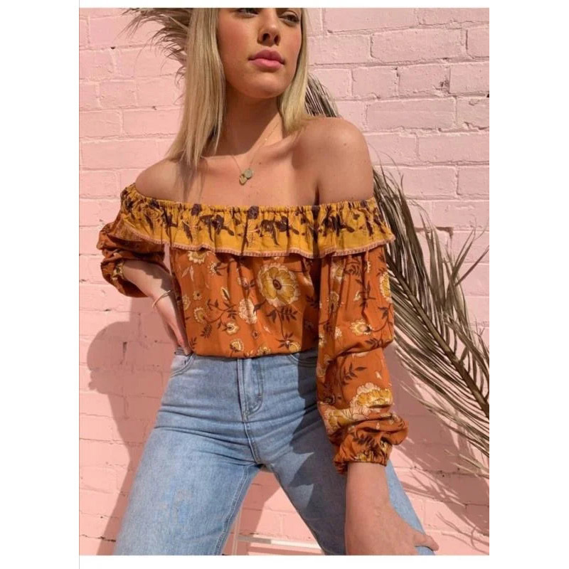 women fashion ruffles puff sleeve slash neck shirt ladies half mini shirts vintage female bohemian style 210521, Beige
women fashion ruffles puff sleeve slash neck shirt ladies half mini shirts vintage female bohemian style 210521, Beige