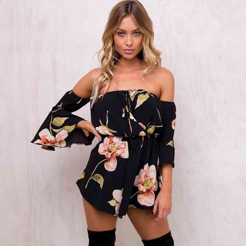 summer floral print elastic waist short chiffon jumpsuit women flare sleeve boot cut strapless romper, Black;white
summer floral print elastic waist short chiffon jumpsuit women flare sleeve boot cut strapless romper, Black;white