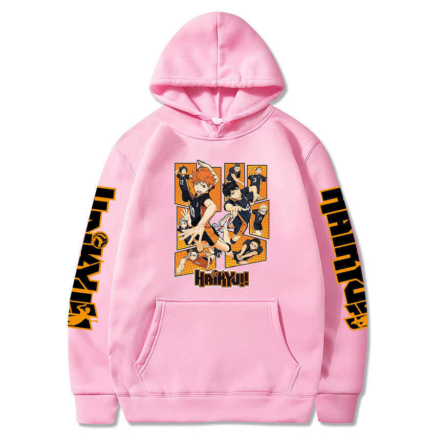 Anime Haikyuu Hoodies Sweatshirts Men/women Hip Hop Streetwear Hoodie Anime Hoodies Men's Sweatshirts H0818