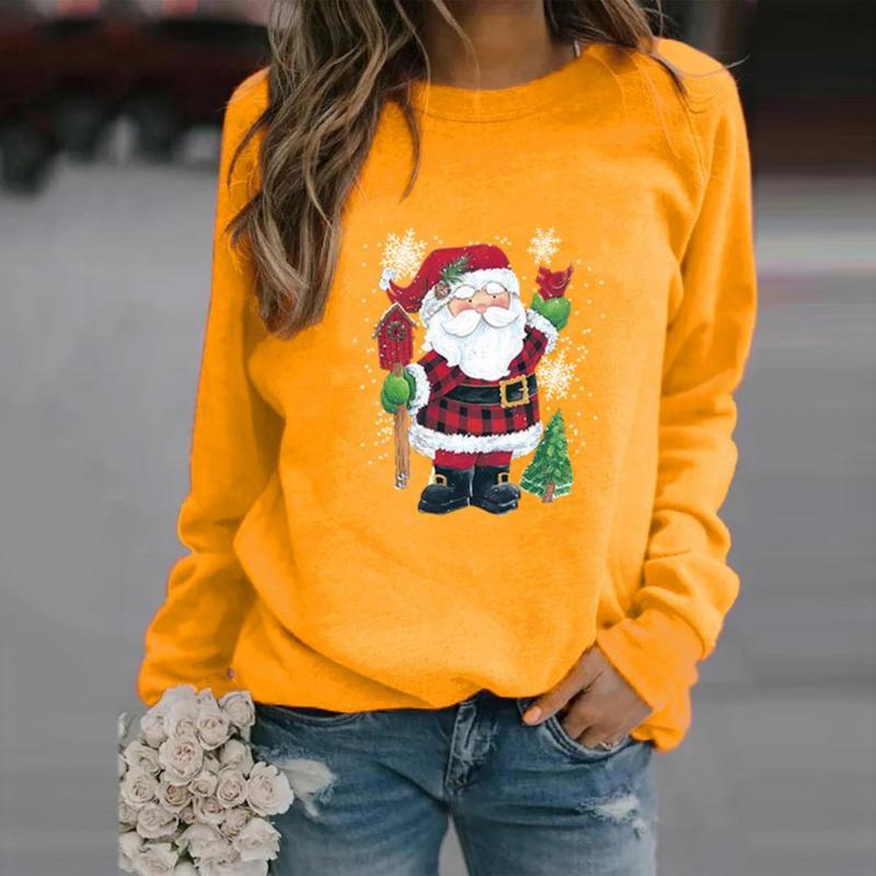 Women's Sweaters Unique Loose Fit Comfortable Snowflake Print Casual Christmas Sweatshirt Women Jumper, White;black
Women's Sweaters Unique Loose Fit Comfortable Snowflake Print Casual Christmas Sweatshirt Women Jumper, White;black