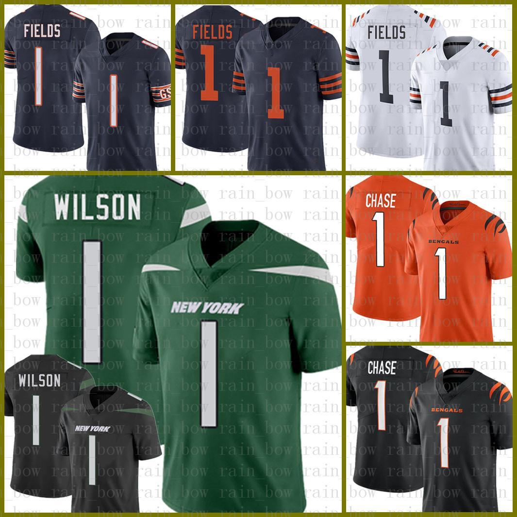 New American football jersey York\rJet 1 Zach Wilson Chicago\rBear 1 Justin Fields Cincinnati\rBengals\rNew 1 Ja'Marr Chase, Black
New American football jersey York\rJet 1 Zach Wilson Chicago\rBear 1 Justin Fields Cincinnati\rBengals\rNew 1 Ja'Marr Chase, Black