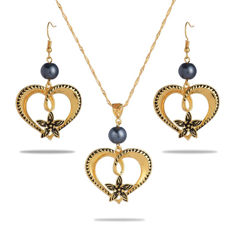 Earrings & Necklace Polynesian Jewelry Sets Plated Love Heart Pendant Wedding Set Gold Trendy Valentine's Day Gifts For Women 2021, Silver
Earrings & Necklace Polynesian Jewelry Sets Plated Love Heart Pendant Wedding Set Gold Trendy Valentine's Day Gifts For Women 2021, Silver