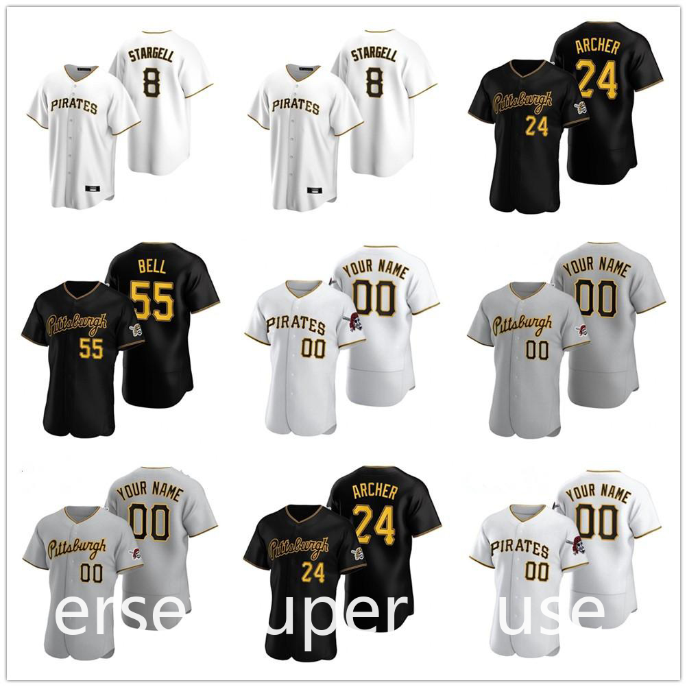 New Pittsburg 2020 Pirate Chris Archer Corey Dickerson Josh Bell Cole Tucker Jameson Taillon Jung Honus Wagner Clemente baseball Jersey, Colour 9
New Pittsburg 2020 Pirate Chris Archer Corey Dickerson Josh Bell Cole Tucker Jameson Taillon Jung Honus Wagner Clemente baseball Jersey, Colour 9