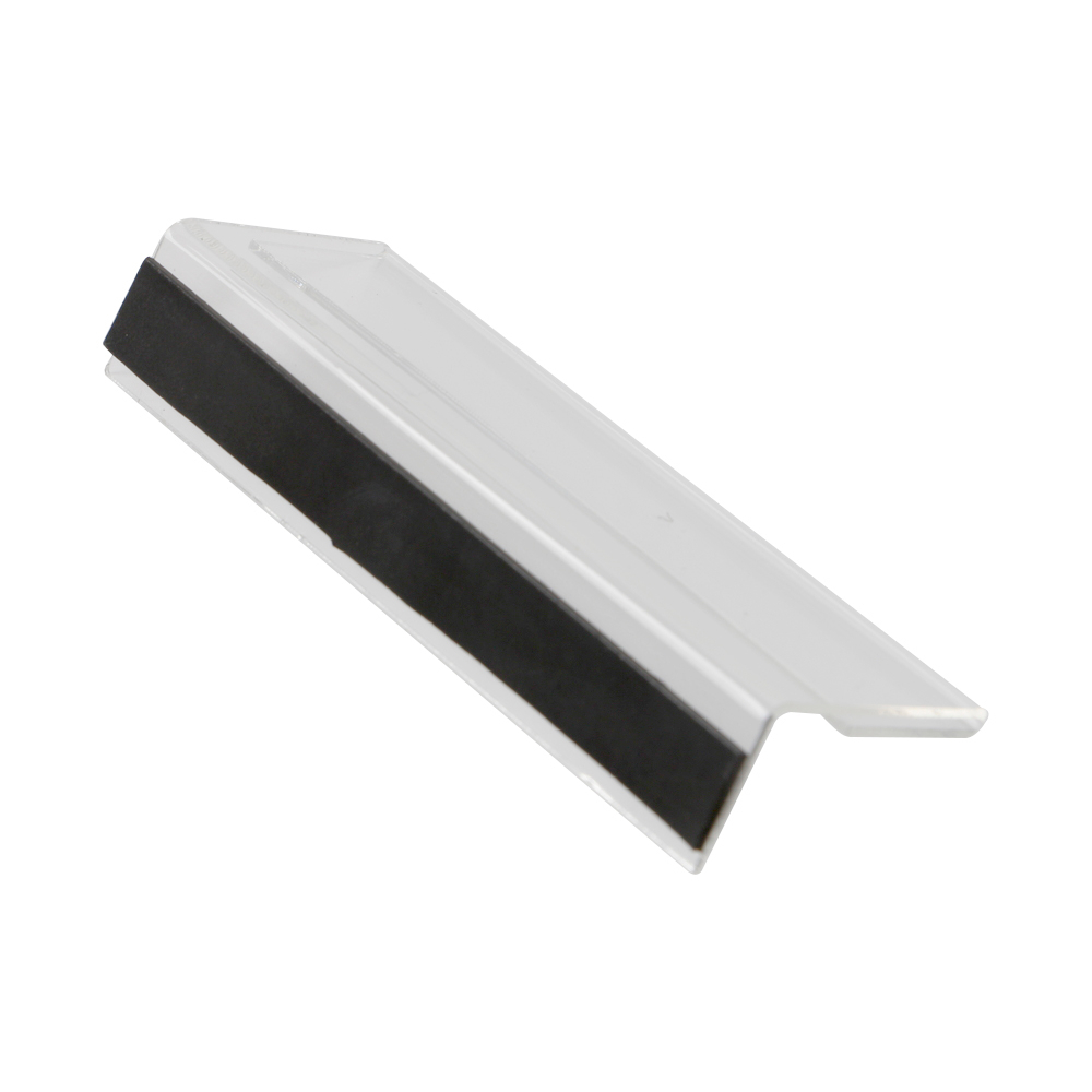 Plastic Label Acrylic Sign Price Tag Holder with Magnetic Strip