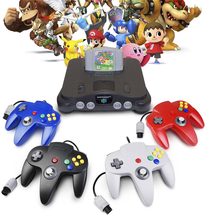 Allnice N64 Controller Wired Controllers Classic 64-bit Gamepad Joystick for N 64 Console Video Game System DHL
Allnice N64 Controller Wired Controllers Classic 64-bit Gamepad Joystick for N 64 Console Video Game System DHL