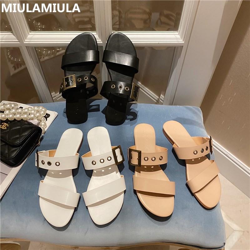 Slippers Size 35-42 2021 Summer Fashion Buckle Flat Leather Woman Brand Designer Socofy Slip On Loafers Mules Flip Flops Casual, Black
Slippers Size 35-42 2021 Summer Fashion Buckle Flat Leather Woman Brand Designer Socofy Slip On Loafers Mules Flip Flops Casual, Black