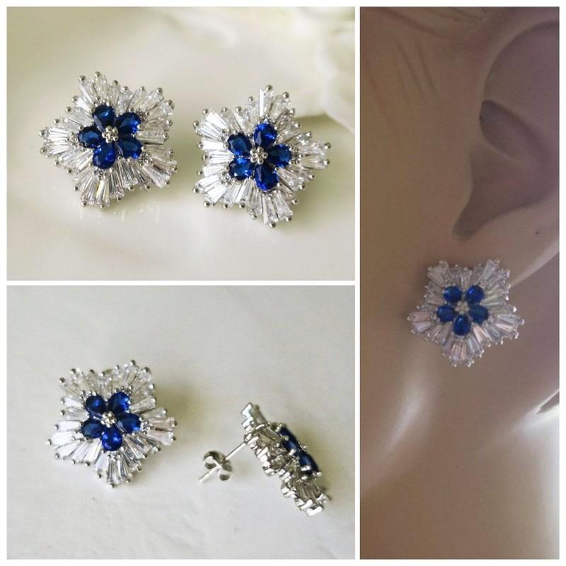 Stud CAOSHI Bright Blue Zirconia Earrings Women Wedding Accessories Temperament Female Lady Gift Exquisite Design Flower Jewelry, Golden;silver
Stud CAOSHI Bright Blue Zirconia Earrings Women Wedding Accessories Temperament Female Lady Gift Exquisite Design Flower Jewelry, Golden;silver