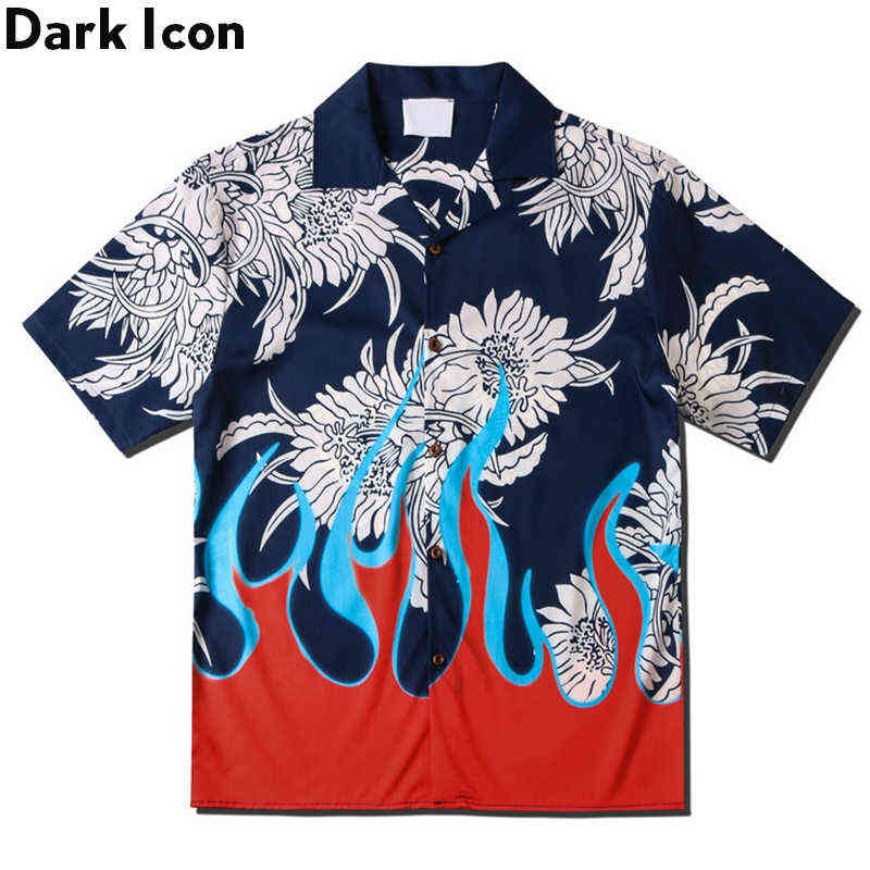 Flame Hawaiian Shirt Men Summer Vintage Street Men's Shirt Streetwear Clothing 210603
Flame Hawaiian Shirt Men Summer Vintage Street Men's Shirt Streetwear Clothing 210603