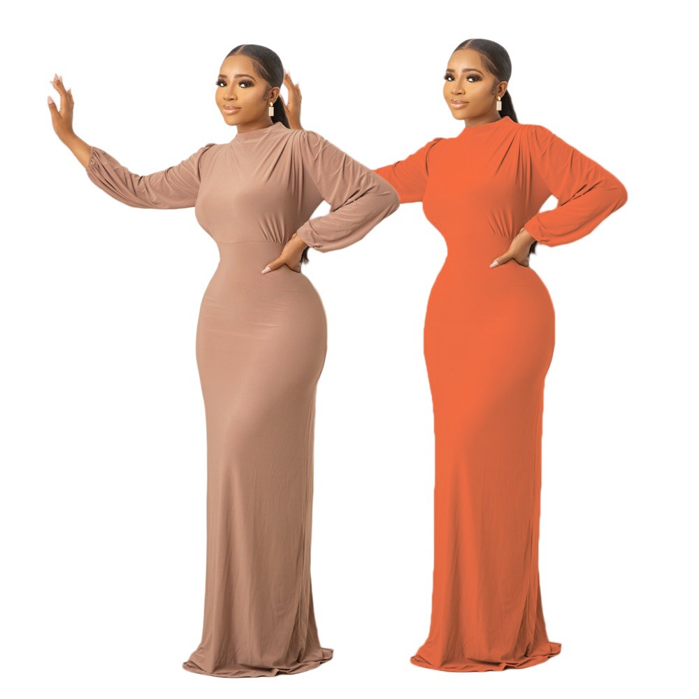 Women Ladies Winter Dress Long Sleeve Crew Neck Long Maxi Dresses Party Work-wear, Apricot
Women Ladies Winter Dress Long Sleeve Crew Neck Long Maxi Dresses Party Work-wear, Apricot