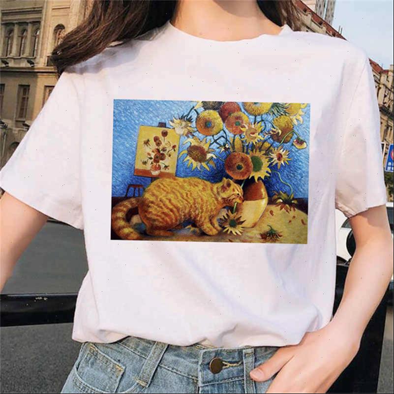fashion tshirt womens t shirts women art oil painting lattice print cute female shirt casual harajuku funny tee, White
fashion tshirt womens t shirts women art oil painting lattice print cute female shirt casual harajuku funny tee, White