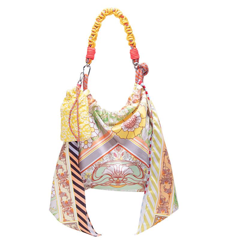 Evening Bags Summer Rurality Romance Floral Art Printing Shopper Shoulder Women Designer Brand Silk Handbags Reversible Drawstring
Evening Bags Summer Rurality Romance Floral Art Printing Shopper Shoulder Women Designer Brand Silk Handbags Reversible Drawstring