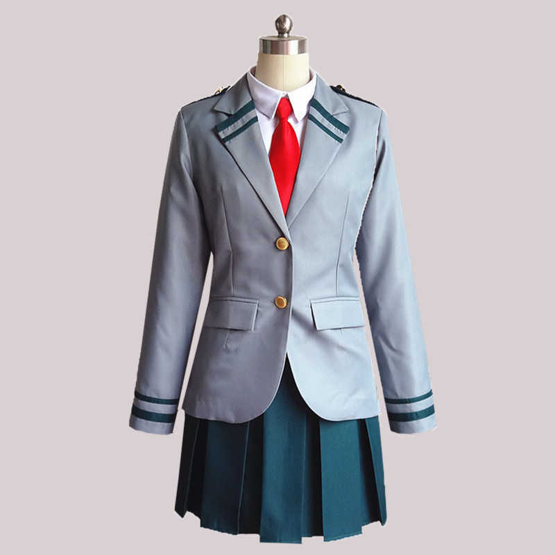 My Hero Academia Cosplay Costume Men Women School Uniform Midoriya Izuku Todoroki Shouto Bakugo katsuki Asui Tsuyu Ochaco Urara Y0913