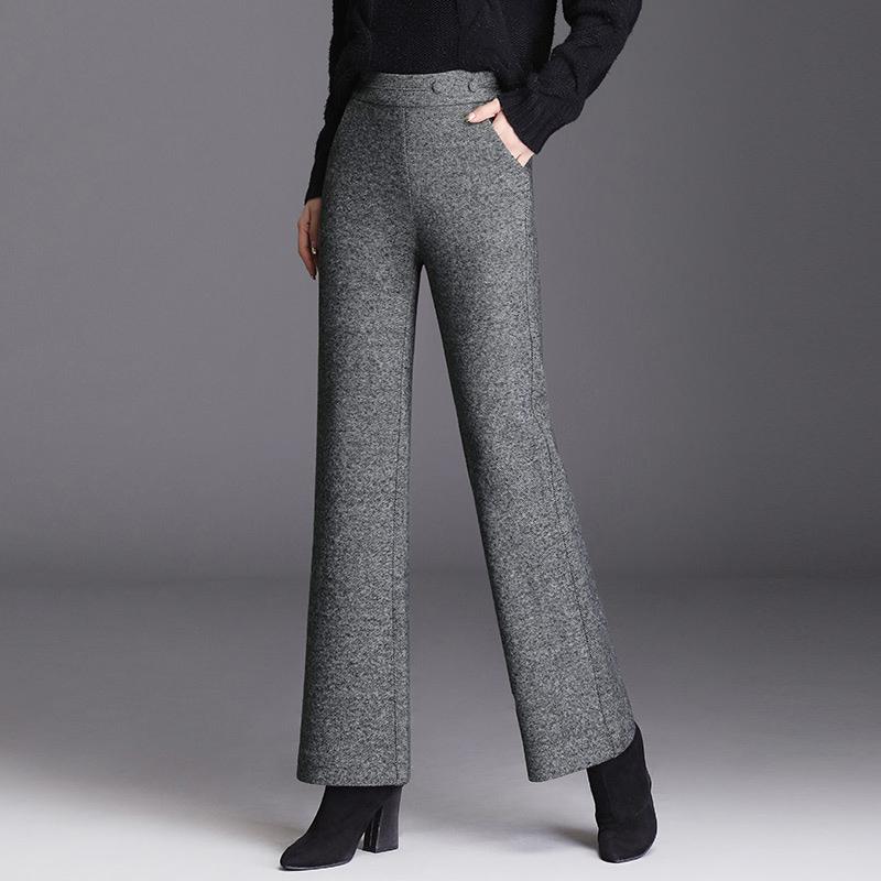 Fashion High Quality Real Wool Pants Women 2021 Autumn Winter Loose Female Waist Pantaloni Donna Zjt1373 Women's & Capris, Gray
Fashion High Quality Real Wool Pants Women 2021 Autumn Winter Loose Female Waist Pantaloni Donna Zjt1373 Women's & Capris, Gray
