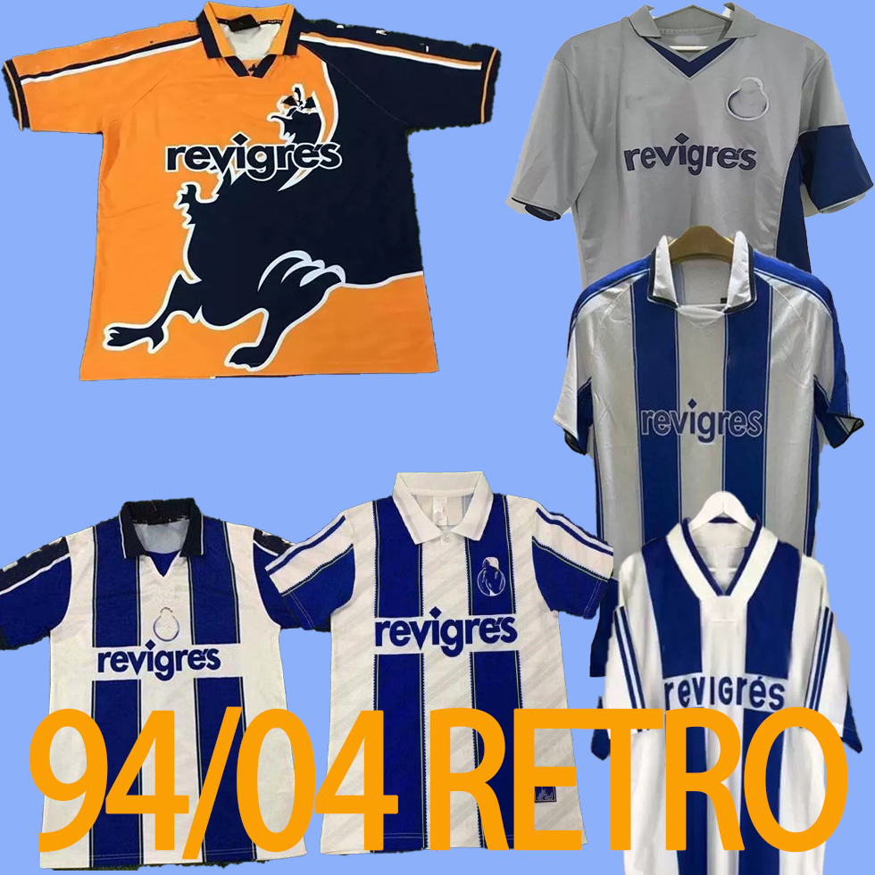 Porto Retro Soccer Jersey 1994 95 97 99 2001 03 04 Cup Final home away Men DECO finals Vintage Football Shirt Kits Blue yellow classic Uniform McCARTHY DERLEI, Customize
Porto Retro Soccer Jersey 1994 95 97 99 2001 03 04 Cup Final home away Men DECO finals Vintage Football Shirt Kits Blue yellow classic Uniform McCARTHY DERLEI, Customize