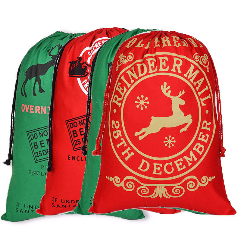 Canvas Christmas Gift Bag Santa Sack Drawstring Festival Decoration Bag With Reindeers Santa Claus 19x27inch
Canvas Christmas Gift Bag Santa Sack Drawstring Festival Decoration Bag With Reindeers Santa Claus 19x27inch