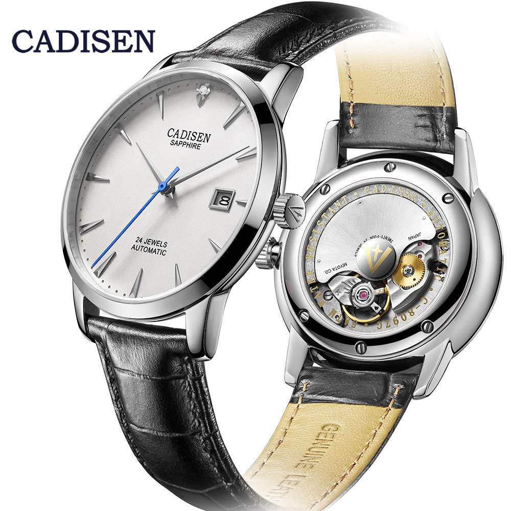 CADISEN Men Watches Automatic Mechanical Wrist Watch MIYOTA 9015 Top Brand Luxury Real Diamond Watch Curved Sapphire Glass Clockg, Black belt
CADISEN Men Watches Automatic Mechanical Wrist Watch MIYOTA 9015 Top Brand Luxury Real Diamond Watch Curved Sapphire Glass Clockg, Black belt