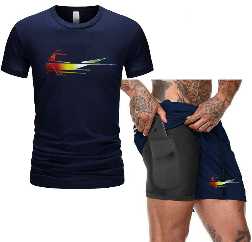 Fashion Shorts Set Men Tracksuit Summer Print Suit 2 Pieces Fitness Sportswears+Beach Mens Casual T-Shirts Male Plus Size -2XL
Fashion Shorts Set Men Tracksuit Summer Print Suit 2 Pieces Fitness Sportswears+Beach Mens Casual T-Shirts Male Plus Size -2XL