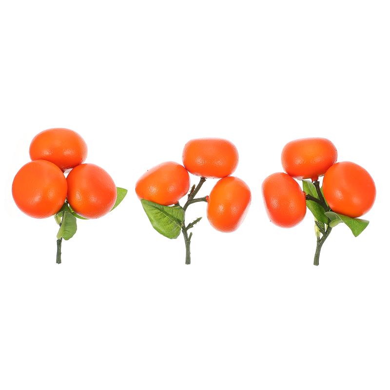 Party Decoration 3PCS Simulation Fruit Small Oranges With Leaf Decor Lifelike Adornment
Party Decoration 3PCS Simulation Fruit Small Oranges With Leaf Decor Lifelike Adornment
