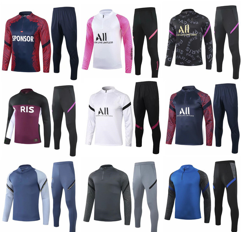 2021 2022 MBAPPE soccer training suit 20-21 France maillot de foot Football jacket jogging child spurs tracksuit, Black 
2021 2022 MBAPPE soccer training suit 20-21 France maillot de foot Football jacket jogging child spurs tracksuit, Black