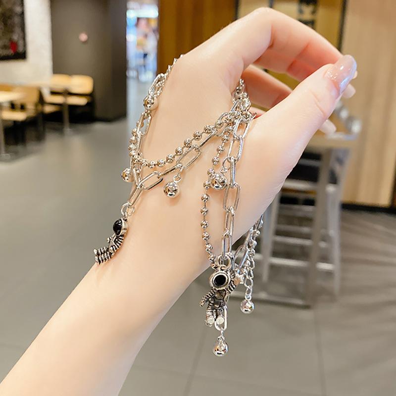 Link, Chain European And American Astronaut Bracelets For Women Man Ins Style Cold Wind Bracelet Versatile Fashion Party Jewelry Gift 2021
Link, Chain European And American Astronaut Bracelets For Women Man Ins Style Cold Wind Bracelet Versatile Fashion Party Jewelry Gift 2021