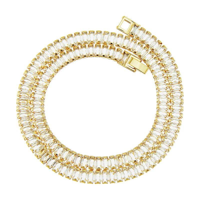 Chains Hip Hop Bling Iced Out 1 Row Square CZ Stone 7mm Wide Tennis Link Chain Chokers Necklaces For Men Women Unisex Rapper Jewelry, Silver
Chains Hip Hop Bling Iced Out 1 Row Square CZ Stone 7mm Wide Tennis Link Chain Chokers Necklaces For Men Women Unisex Rapper Jewelry, Silver