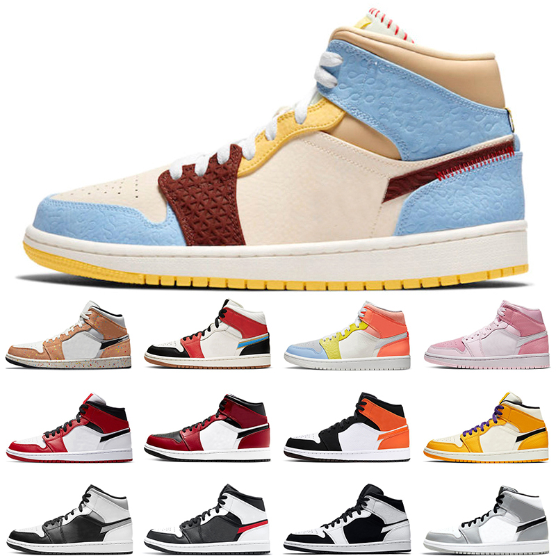 Jumpman 1 Basketball Shoes Men Women 1s Mid Fearless All-Star LA Shattered Backboard Mens Trainers Sneakers Sports Size 36-46, #1 brushstroke 36-46
Jumpman 1 Basketball Shoes Men Women 1s Mid Fearless All-Star LA Shattered Backboard Mens Trainers Sneakers Sports Size 36-46, #1 brushstroke 36-46