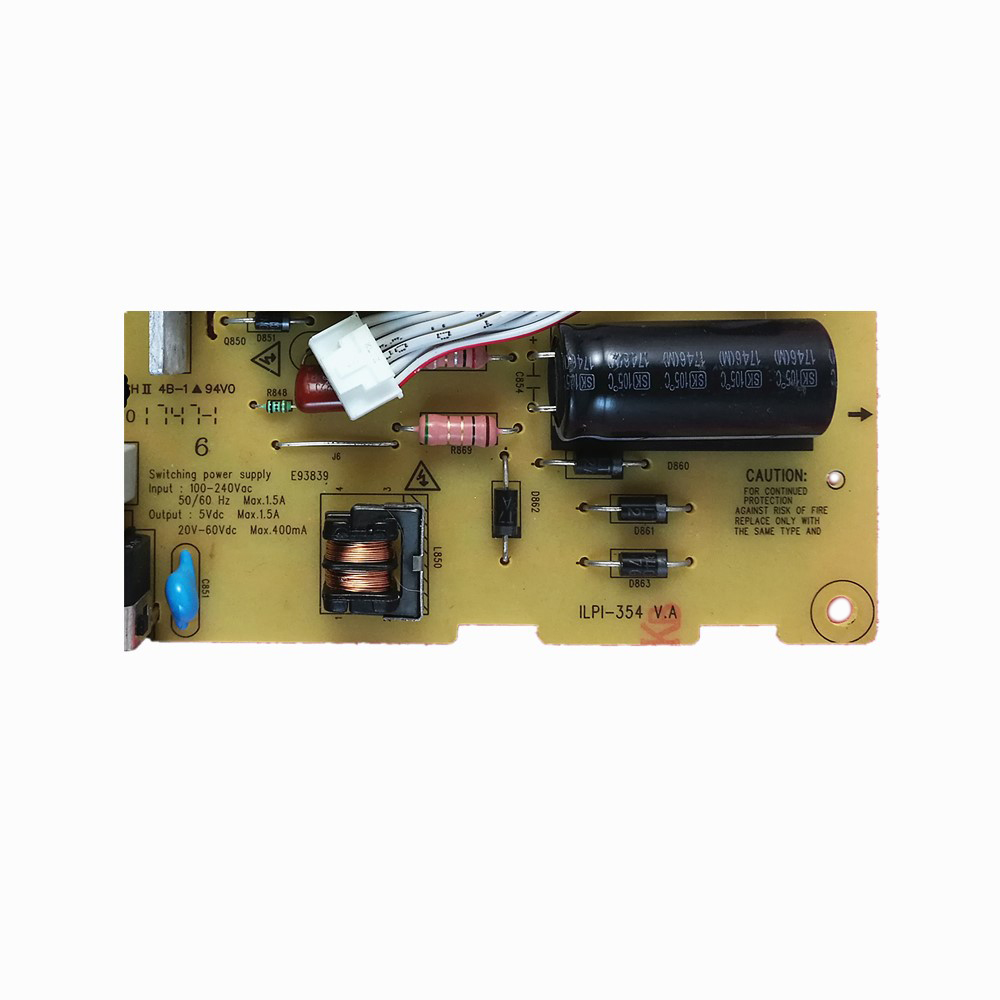 Original LCD Monitor Power Supply TV Board PCB Unit ILPI-354 491A011H1400H05 For Dell E1916HV E2216HV E2316HF